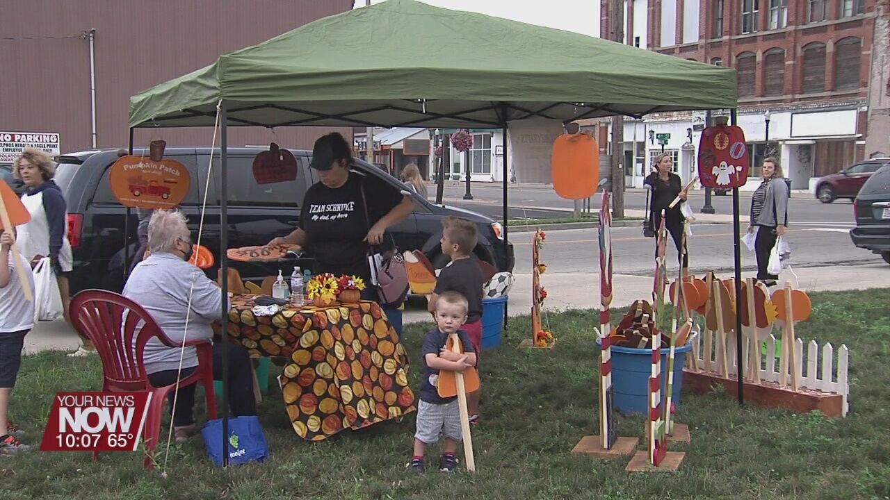 Craft vendors at the last two Delphos Farmers' Markets